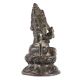 Brass Lord Ganesha On Lotus Statue