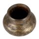 Floral Design Brass Holy Water Pot