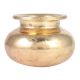 Golden Brass Round Shape Lota Or Water Pot