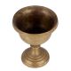 Short Brass Goblet Cup With Stand