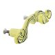 Yellow Distressed Iron Bow Wardrobe Handle