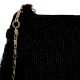 Black Beaded Purse With Chain