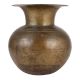 Round Brass Pot With Long Neck