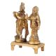 Brass Radha Krishna Statue On Chowki