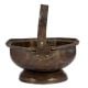 Brass Puja Flower Basket With Handle