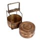 Brass Two Tier Tiffin Box