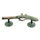 Brass Decorative Right Side Gun Shaped Door Handle