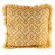 Mustard Yellow Fringe Throw Cushion Cover