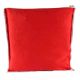 Paprika Solid Color Cotton Throw Cushion Cover