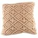 Coffee Macrame Home Decor Knitted Cushion Cover
