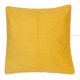 Yellow Ribbed Cotton Cushion Covers