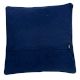 Ribbed Navy Cotton Cushion Cover