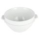 White Ceramic Bowl With Side Handles