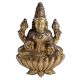 Vintage Laxmi Statue In Brass