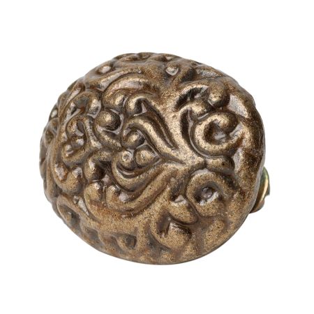 Floral Metal Dresser Knobs