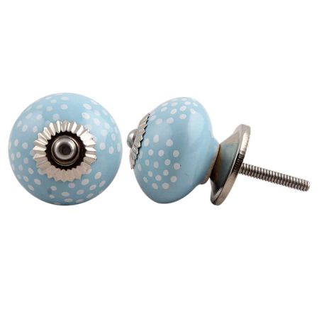 Turquoise Tiny Flower Knob