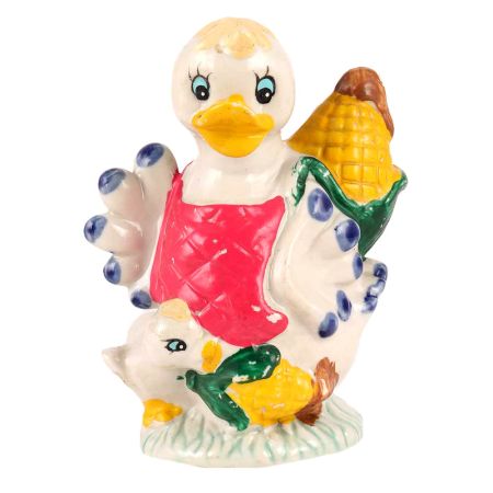 Coloful Porcelain Duck Statue