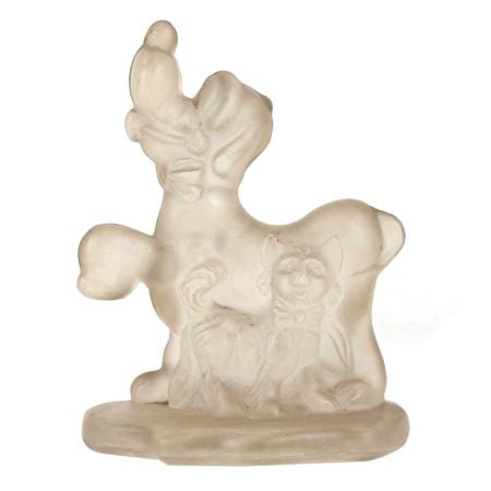 White Dog And Cat Forever Friend Statue