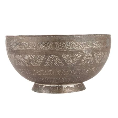 Brass Engraved Bowl For Kitchen And Puja
