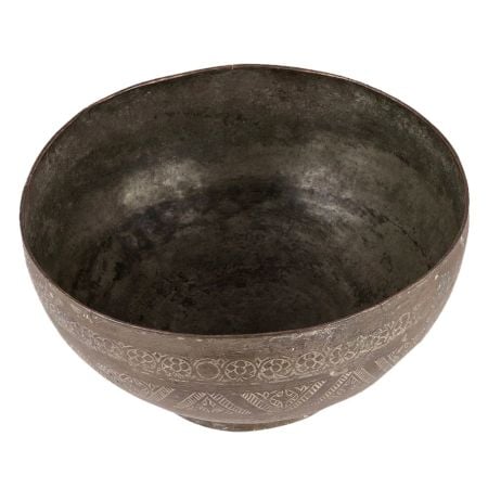 Brass Engraved Bowl For Kitchen And Puja
