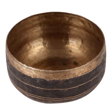 Old Brass Singing bowl With Black Finish