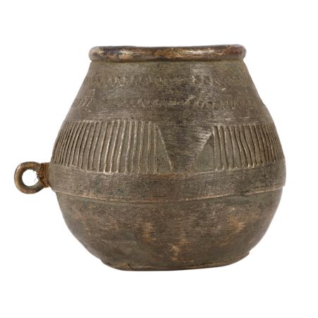 Vintage Used Rice Measurement Bowl From Odisha