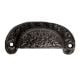 Floral D Pull Iron Handle