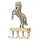Retro Forest Brass Horse Solid Brass Animal Wall Hook