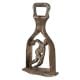 Brass Bottle OpenerÂ With Athlete Figurine