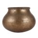 Brass Pot In Islamic Design And Dark Patina