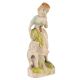 Vintage Ceramic Girl with Goat Figurine