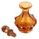 Amber Glass Ornamental Bottle For Perfume and Essential Oils