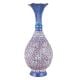 Blue Copper Enamel Flower Vase From The Middle East