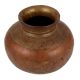 Vintage Holy Water Pot In 2 Metal Carved