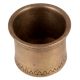 Vintage Holy Water Panchpatra Pot Carved Small