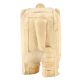 White Bone Elephant Figurine