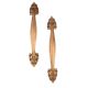 Brass European Design Door Handles In Pair