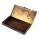 Rectangular Brass Box With Engraved Floral Border