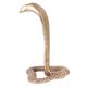 Solid Brass King Cobra Snake Statue