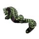Brass Sea Horse Nautical Door Handle In Green Patina Finish