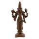 Brass Vishnu IdolÂ In Dark Finish