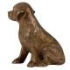 Sitting Brass Puppy Dog Figurine