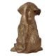 Sitting Brass Puppy Dog Figurine