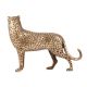 Hand Crafted Brass Leopard Statue