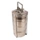 Brass Tiffin Box With 4 Compartments