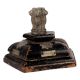 The National Emblem of India on Wooden Base