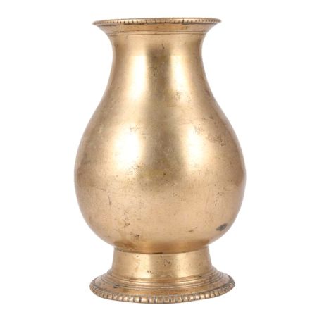Golden Brass Ceremonial Pot