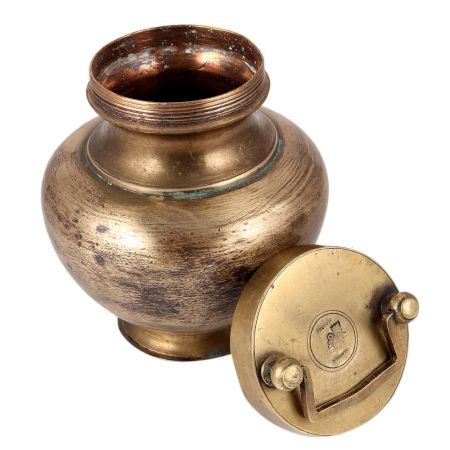 Old BrassÂ Priest's Kamandal Water Pot