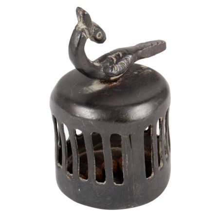 Brass Peacock Foot ScrubberÂ In Black Finish