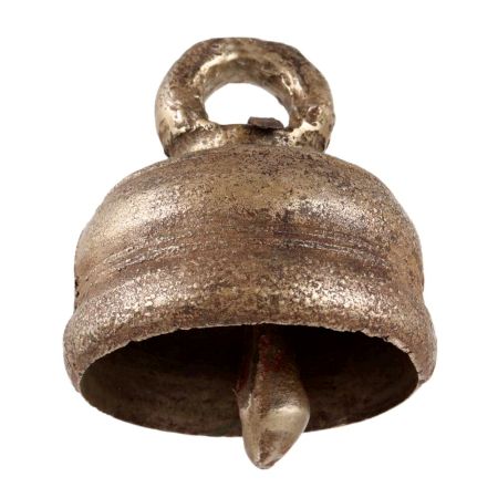 Round Decorative Brass Cowbell